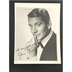 Printed Signed Photo of Gene Barry