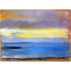 Edgar Degas - Coastal Strip At Sunset