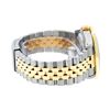 Image 3 : Rolex Mens 2 Tone Black String VS 3 ctw Channel Set Diamond Datejust Wristwatch