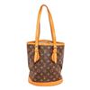 Image 2 : Louis Vuitton Monogram Canvas Leather Petit Bucket PM Bag