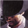 Image 2 : Fabian Perez, "Black Hat" Hand Textured Limited Edition Giclee on Board. Hand Si