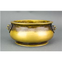 Chinese Bronze Censer Yuan Tang Qing Wan Mark