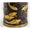 Image 4 : Chinese Bronze Carp and Lotus Brush Pot with Mark