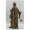 Image 6 : Chinese Bronze Guan Gong Statue with Qianlong Mark