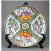 Image 1 : Chinese 19th C. Canton Enamel Famille Rose Plate