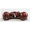Image 1 : Chinese Purple Red Porcelain Brush Rest