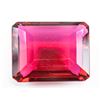 Image 1 : 94.50ct Emerald Cut Red Topaz GGL