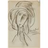 Image 1 : Amedeo Modigliani Italian Cubist Charcoal on Paper