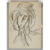 Image 2 : Amedeo Modigliani Italian Cubist Charcoal on Paper