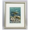 Image 2 : Artist Signed KPM Russian Oil on Paper Seaside