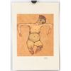 Image 2 : Egon Schiele Austrian Signed Linocut on Paper