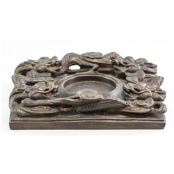 Chinese Dragon Carved Ink Stone