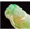 Image 4 : Burma Mixed Tone Jadeite Carved Fish Pendant