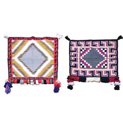 Pair of Navajo Saddle Blankets