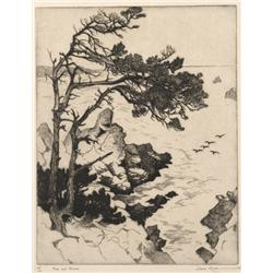 Gene Kloss. Etching.