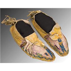 Kiowa Child's Moccasins.