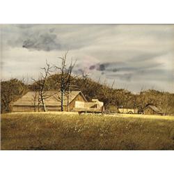 Steven Scott. Pair of Watercolors.