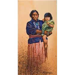 Shirley Arrants. Gouache.