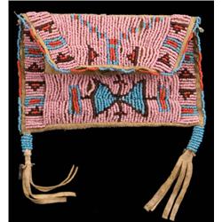 Sioux Beaded Sewing Bag.