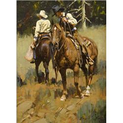 Don Prechtel. Oil on Board.