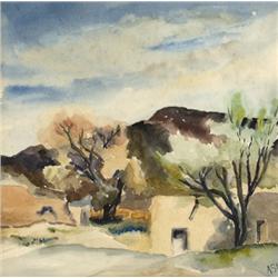 Alice Sloane Anderson. Watercolor.