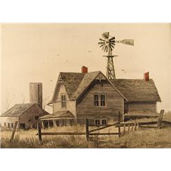 Ray Swanson. Watercolor.