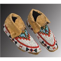 Sioux Beaded Moccasins