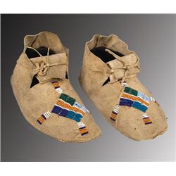 Sioux Woman's Moccasins.