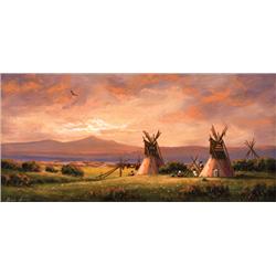 Heinie Hartwig. Oil on Board.