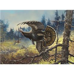 Ted Blaylock. Oil on Board.