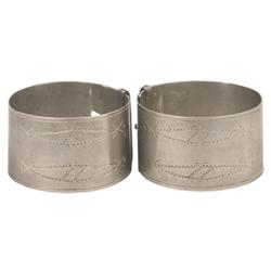 Kiowa German Silver Armbands