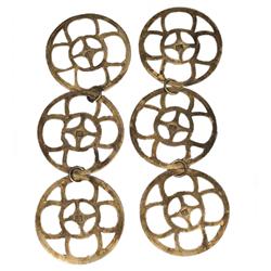 Two Trade Silver Ear Wheels