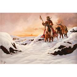 Robert H. Blair. Oil on Canvas.