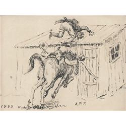 A.P. Proctor. India ink.