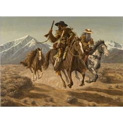 Joe R. Grandee. Oil on Board.