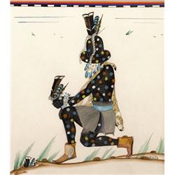 Percy Tsisete Sandy. Mixed medium.