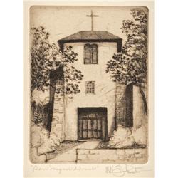 Will Shuster. Pair of Etchings.