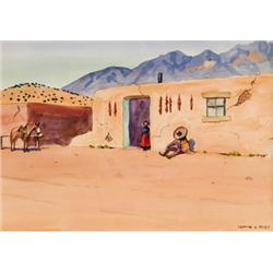 Leonard Reedy. Watercolor.