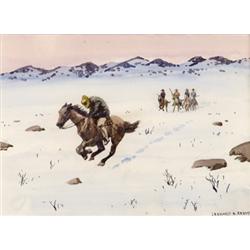 Leonard Reedy. Watercolor.