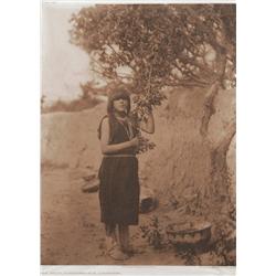 Edward S. Curtis. Japanese Gampi Tissue.