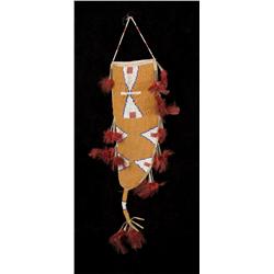 Northern Plains Beaded Knife Case.