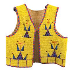 Sioux Man's Fully Beaded Vest