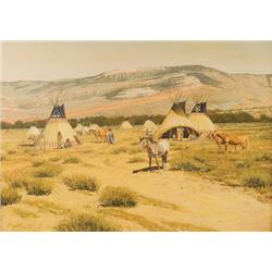 John Jarvis. Gouache.