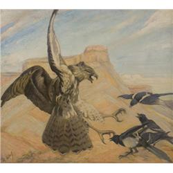 Joseph Imhof. Oil on canvas.