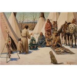 Harvey Johnson. Oil on Board.