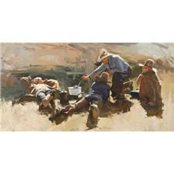 Oleg Stavrowsky. Oil on Canvas.