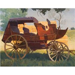 Nicholas S. Firfires. Oil on canvas.