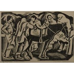 Barbara Latham. Lithograph.