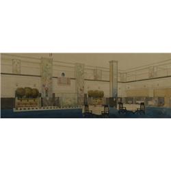 Victor Higgins. Watercolor.