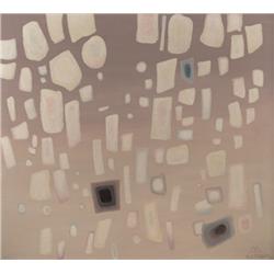 Emil James Bisttram. Oil on Board.